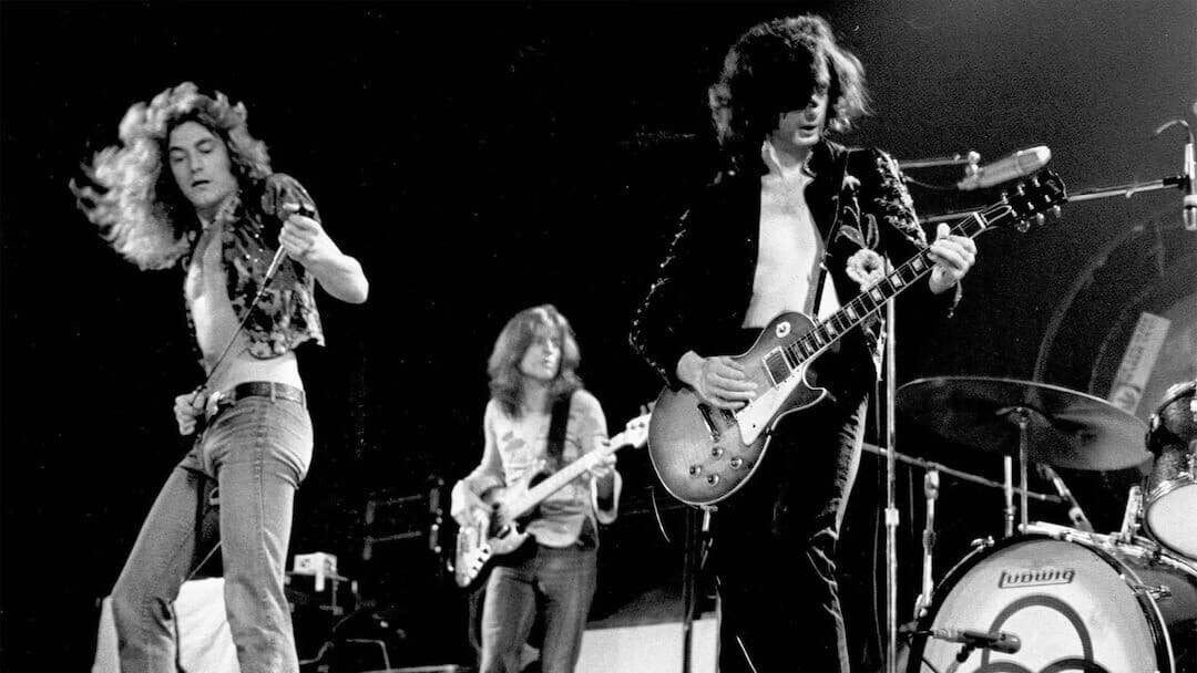 Old rockers on stage