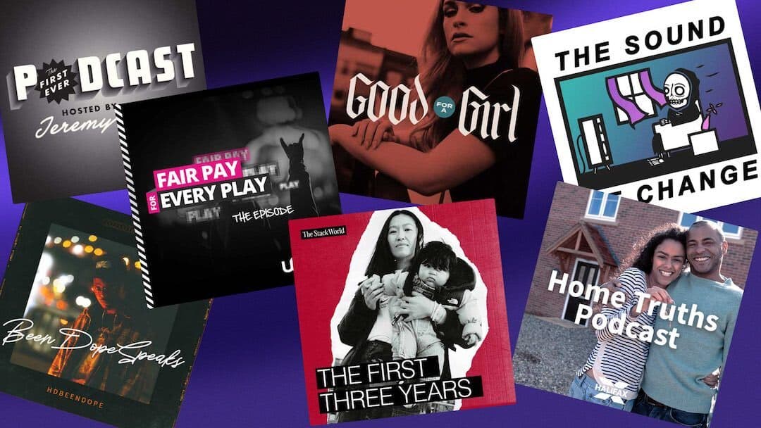 Cue Podcasts showcase.