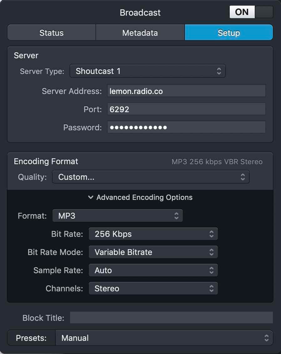 How to Broadcast Zoom Calls to your Radio Station Broadcast Settings