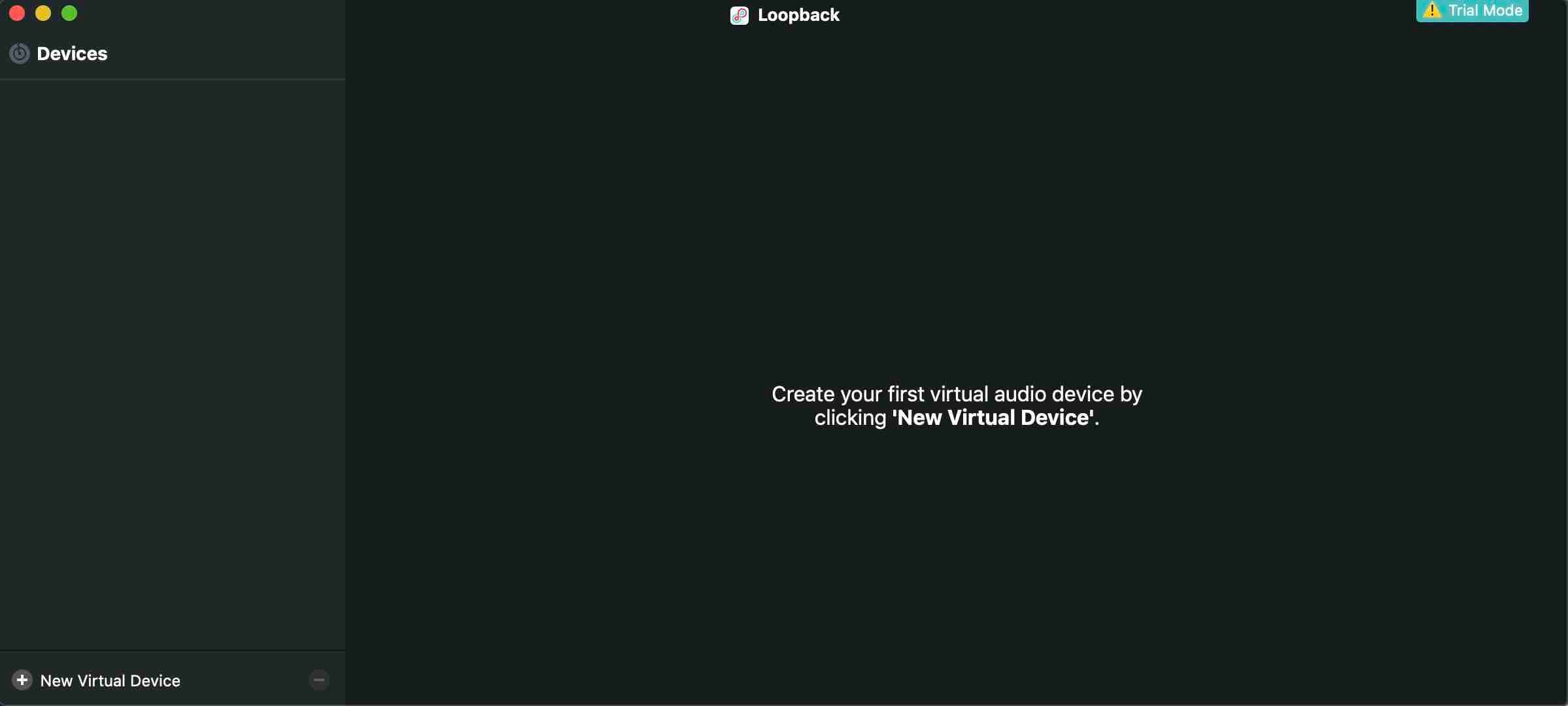 Loopback Home Screen