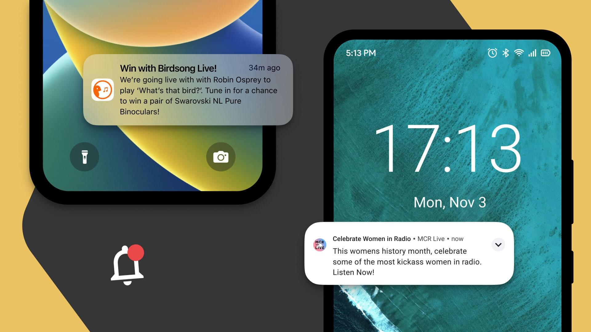 Push Notifications Header