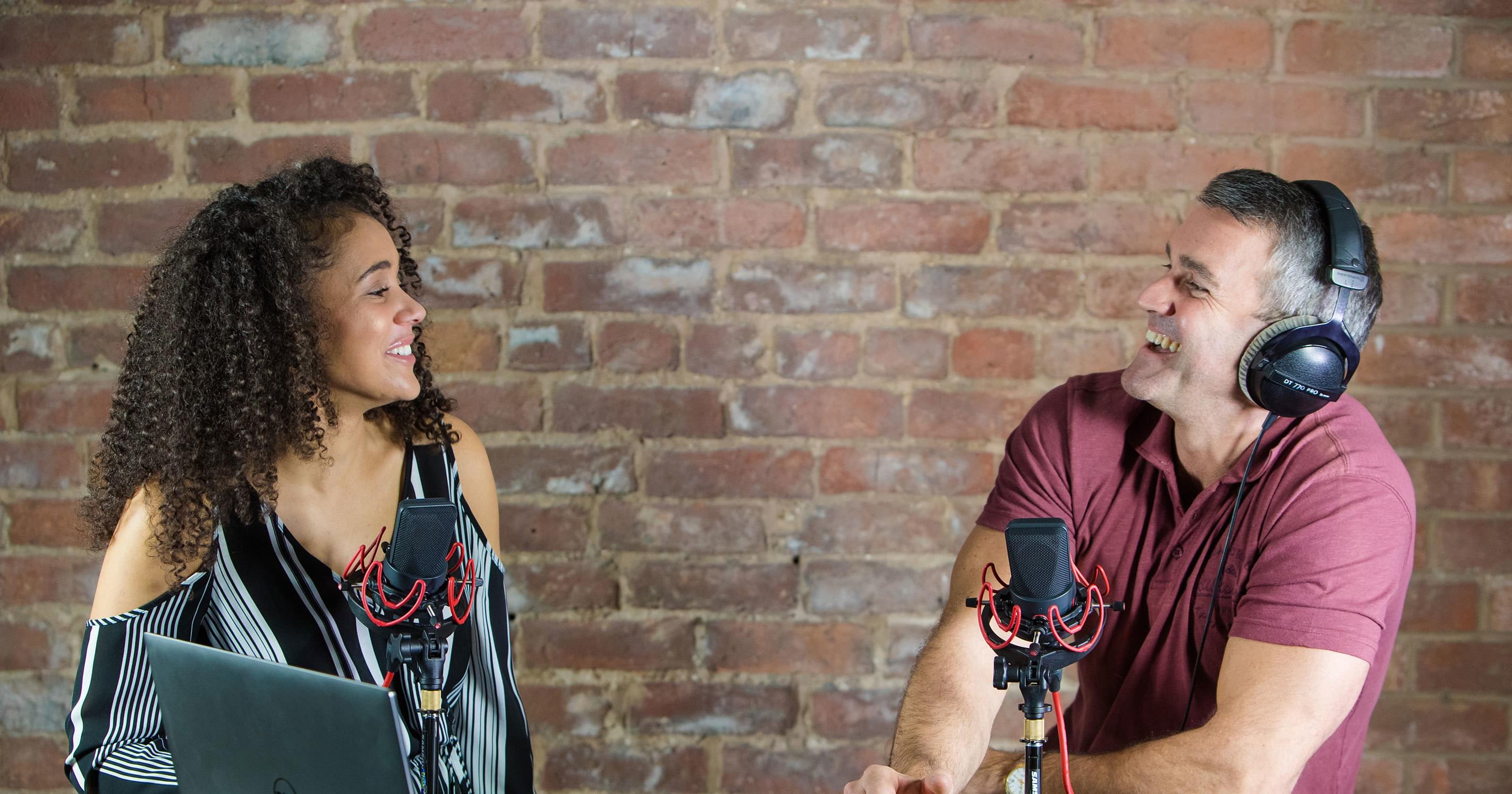 Radioco Podcastco Laughing Header