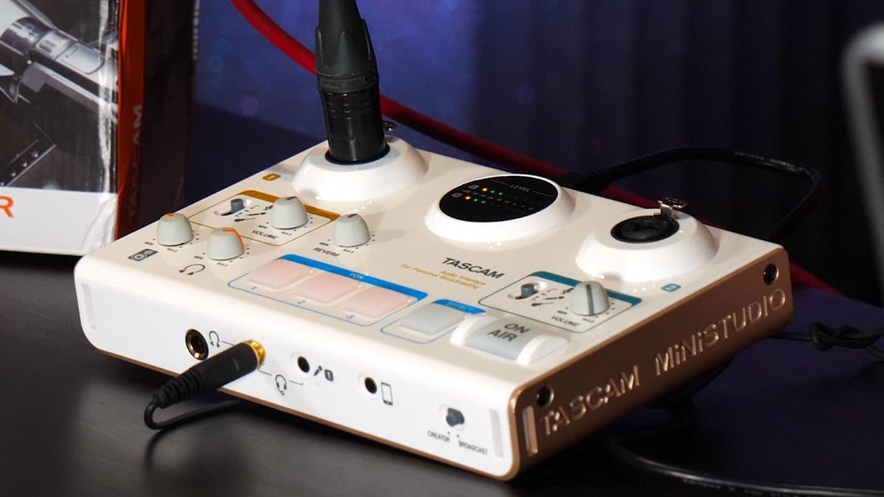 Tascam Ministudio Uni Video Header