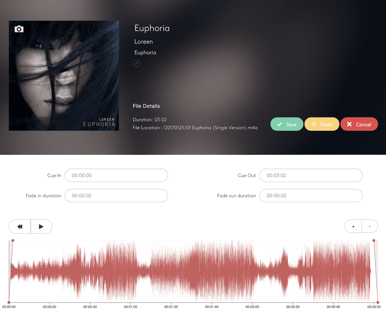 Track editor in full