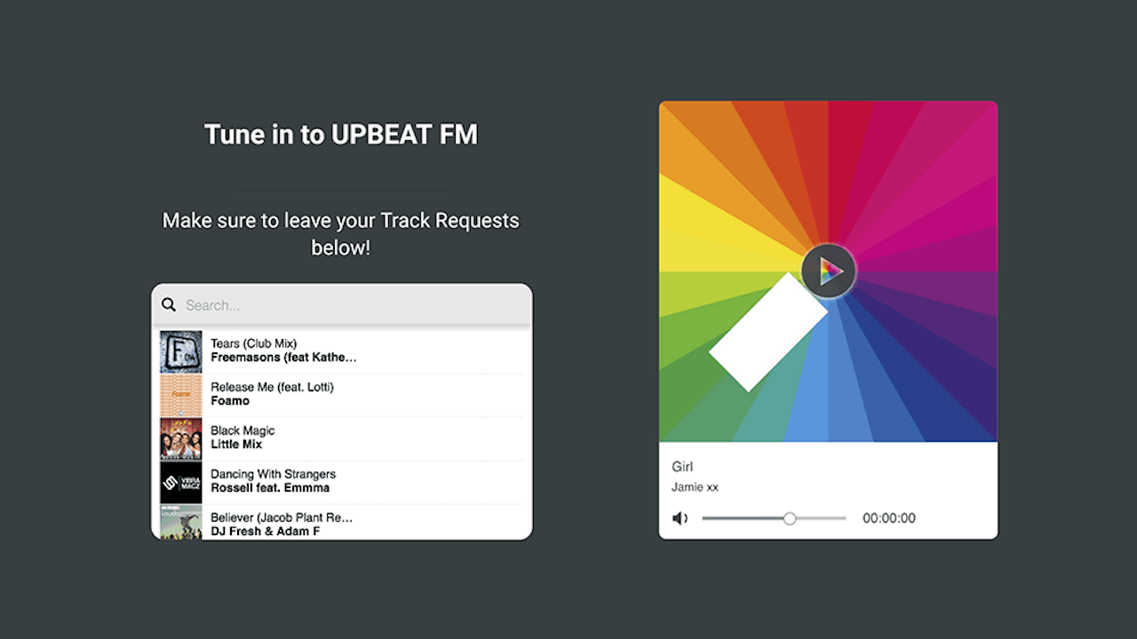 Track Requests Uni Header